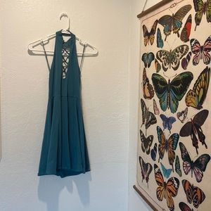 Express Teal Dress